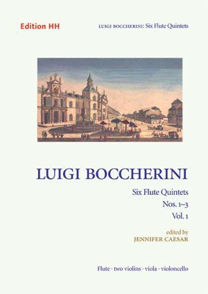 Boccherini. Six Flute Quintets Vol.1 Nos.1-3 op.17/1,G.420-421 (FL, 2V, Va, Vc)