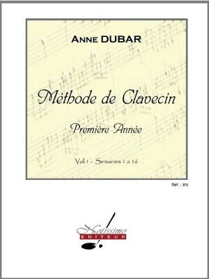 Dubar. Methode de clavecin vol. 1