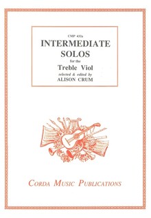 Crum. Intermediate solos. Treble viol