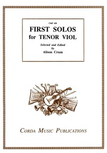 Crum. First solos. Tenor viol